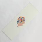 Floral Hedgehog Yoga Mat Gallery Image 1