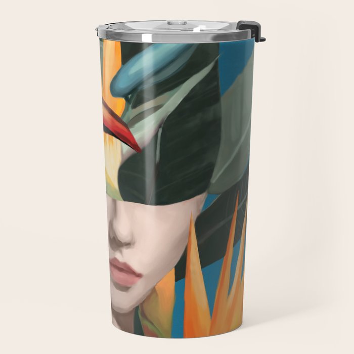 Tropical Reverie 2 Travel Mug Gallery Image 2