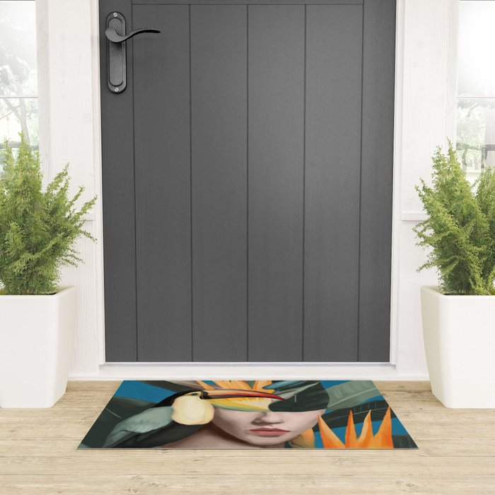 Tropical Reverie 2 Welcome Mat Gallery Image 3