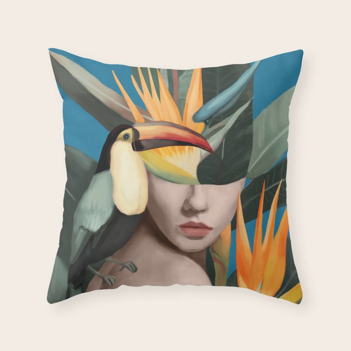 Tropical Reverie 2 Throw Pillow Gallery Image 6