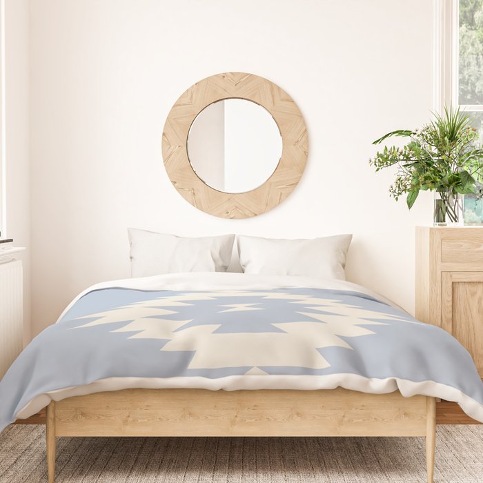 Southwestern Minimalism - Sky Blue Duvet Cover Gallery Image 3