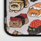 Sushi Persian Cat Laptop Sleeve Gallery Image 3