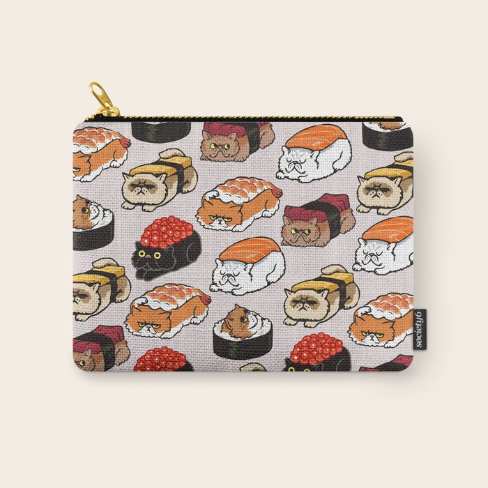 Sushi Persian Cat Carry All Pouch Gallery Image 1