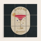 Daiquiri Cocktail Zodiac Sign Wood Wall Art Gallery Image 1