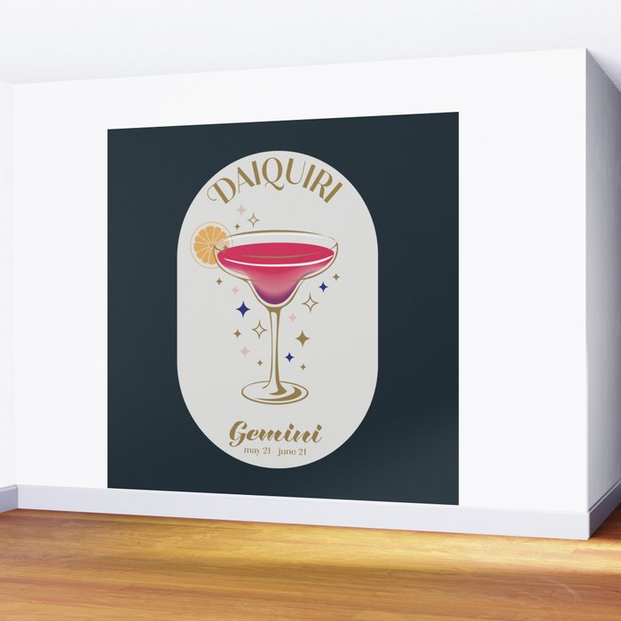 Daiquiri Cocktail Zodiac Sign Wall Mural Gallery Image 2