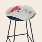 Daiquiri Cocktail Zodiac Sign Stool Gallery Image 2
