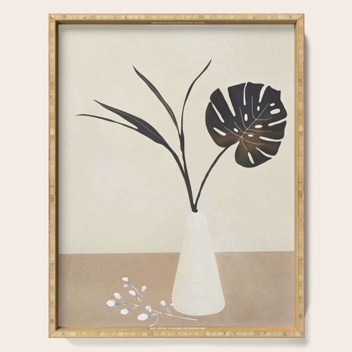 Monstera Decoration Serving Tray Gallery Image 1