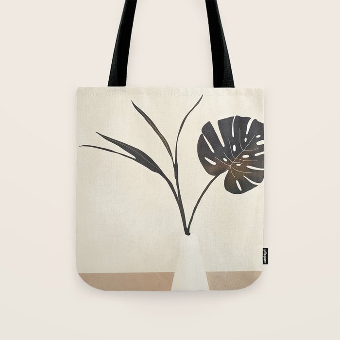 Monstera Decoration Tote Bag Gallery Image 1