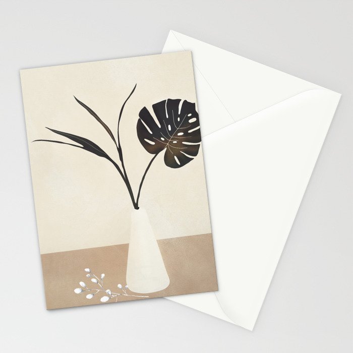 Monstera Decoration Stationery Card Gallery Image 2