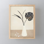 Monstera Decoration Mini Art Print Gallery Image 1