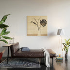 Monstera Decoration Wood Wall Art Gallery Image 2