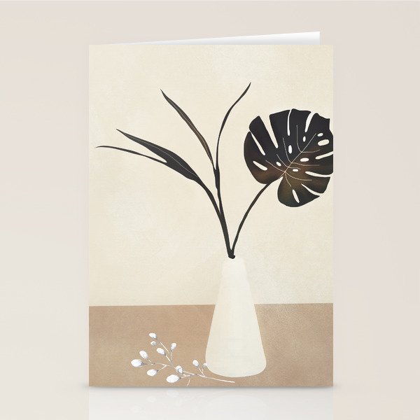 Monstera Decoration Stationery Card Gallery Image 2