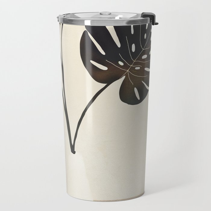 Monstera Decoration Travel Mug Gallery Image 2