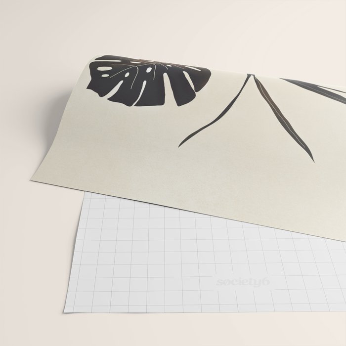 Monstera Decoration Wrapping Paper Gallery Image 2