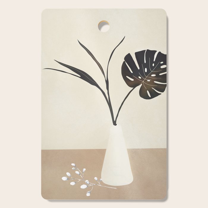 Monstera Decoration Cutting Board Gallery Image 1