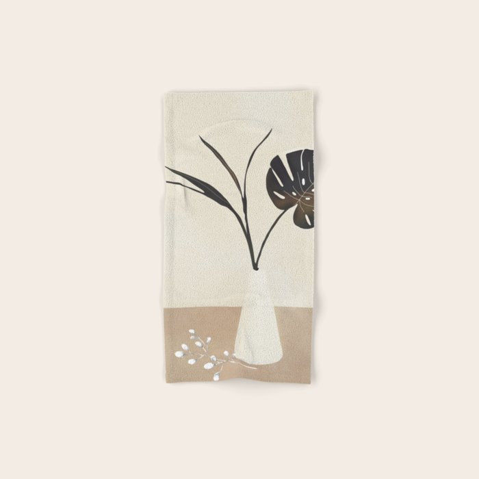 Monstera Decoration Bath Towel Gallery Image 1