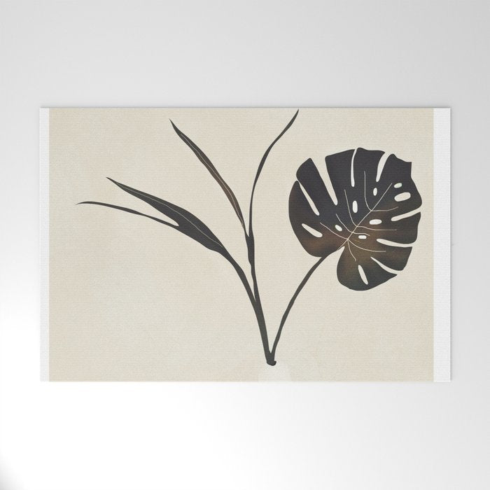 Monstera Decoration Welcome Mat Gallery Image 1