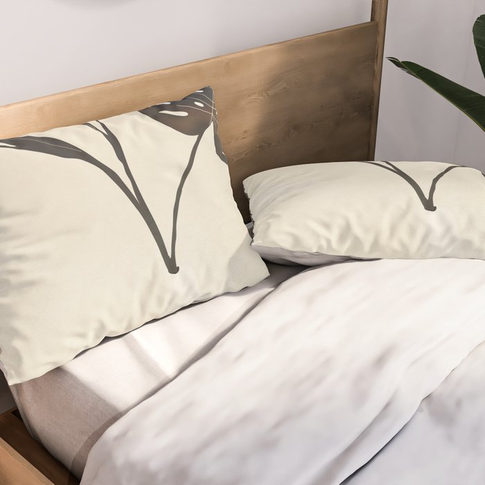 Monstera Decoration Pillow Sham Gallery Image 2