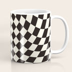 Black&White Checker Coffee Mug Gallery Image 1