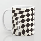 Black&White Checker Coffee Mug Gallery Image 3