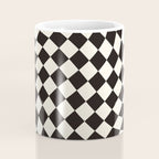 Black&White Checker Coffee Mug Gallery Image 4