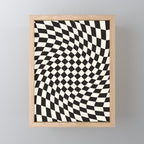Black&White Checker Mini Art Print Gallery Image 1
