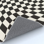 Black&White Checker Rug Gallery Image 4