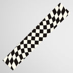 Black&White Checker Table Runner Gallery Image 3