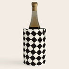 Black&White Checker Wine Chiller Gallery Image 1