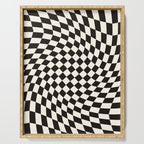 Black&White Checker Serving Tray Gallery Image 1