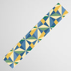 Kaleidoscope Tile Pattern XV Bold Colorful Summer Table Runner Gallery Image 3