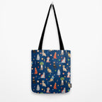 Cat Queens (Blue) Tote Bag Gallery Image 2
