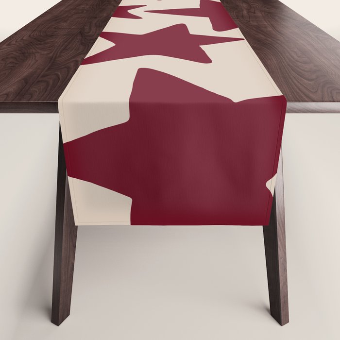 Wine Wonky Stars Table Runner Gallery Image 1