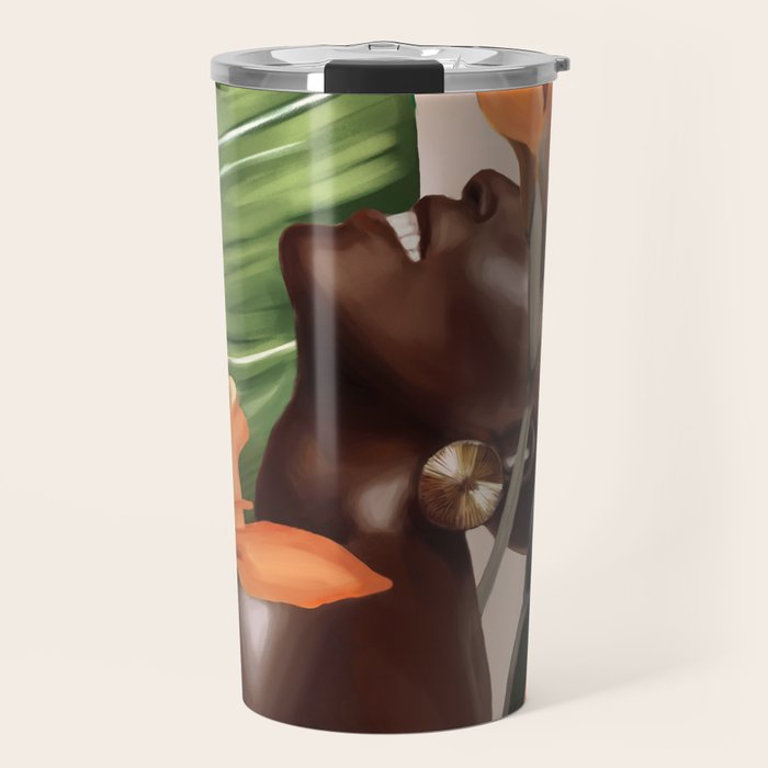 Ethereal Bloom Travel Mug Gallery Image 1
