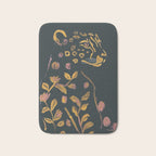 Floral Cheetah Bath Mat Gallery Image 1