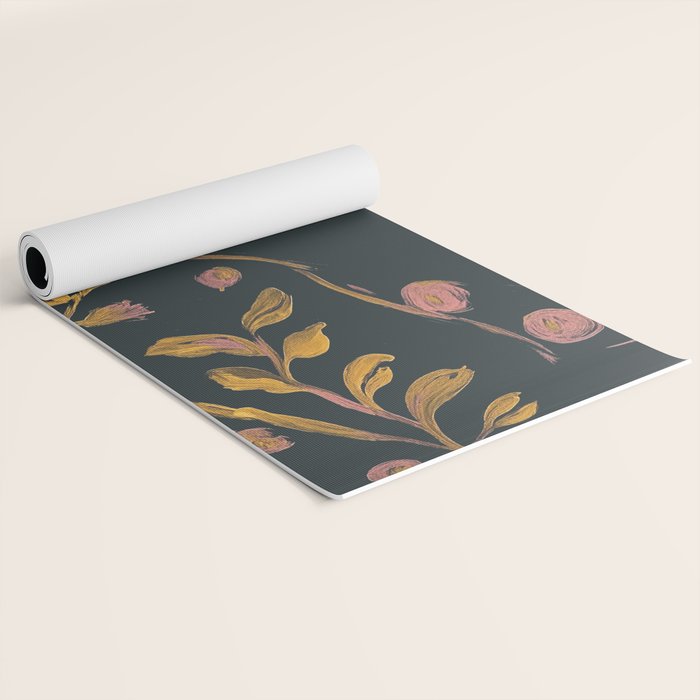 Floral Cheetah Yoga Mat Gallery Image 2