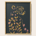 Floral Cheetah Serving Tray Gallery Image 1