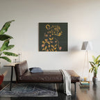 Floral Cheetah Wood Wall Art Gallery Image 2