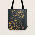 Floral Cheetah Tote Bag Gallery Image 1