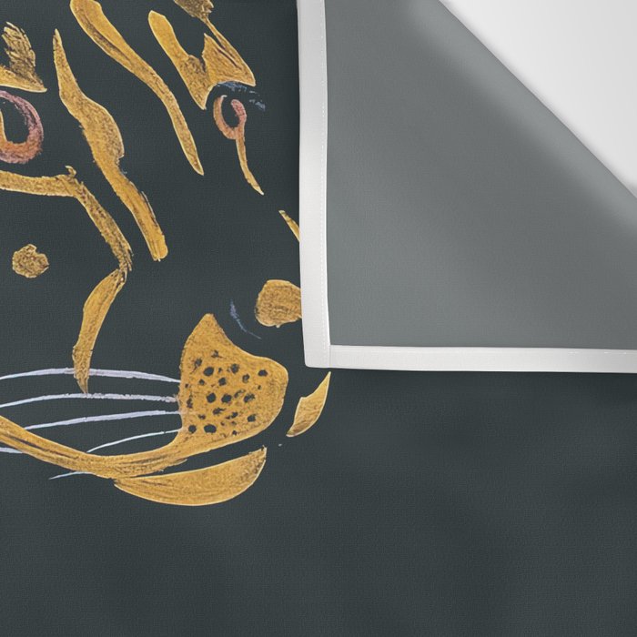 Floral Cheetah Wall Tapestry Gallery Image 3