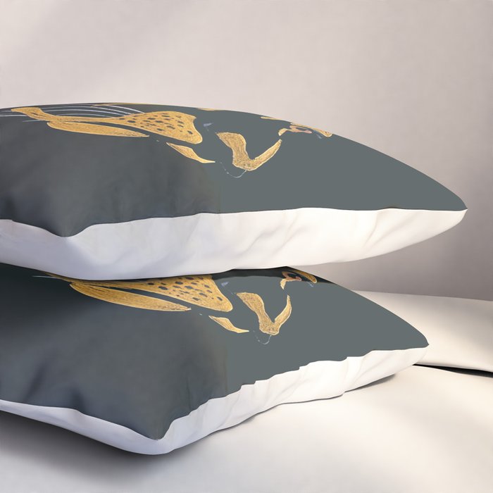 Floral Cheetah Pillow Sham Gallery Image 3