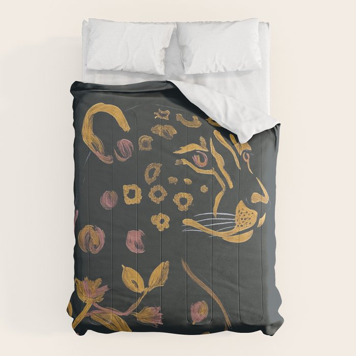 Floral Cheetah Comforter Gallery Image 6
