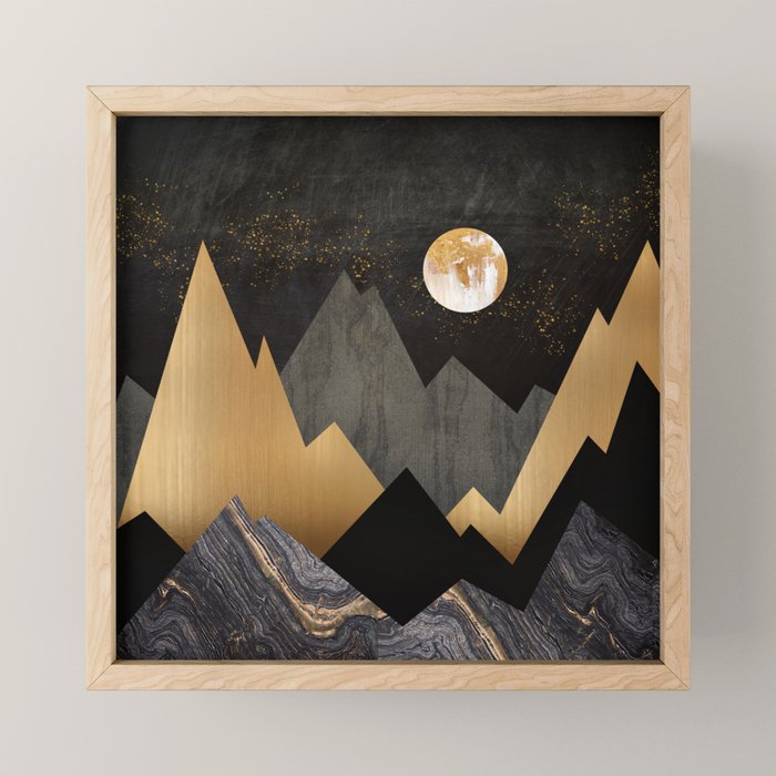 Metallic Night Mini Art Print Gallery Image 1