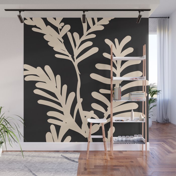 Abstract Minimal -Plant 6/2 Wall Mural Gallery Image 1