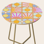 Sun and Blooms Patchwork Side Table Gallery Image 2