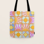 Sun and Blooms Patchwork Tote Bag Gallery Image 1