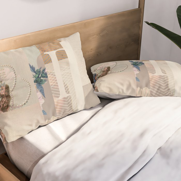 Fractionalized Elegance Pillow Sham Gallery Image 2