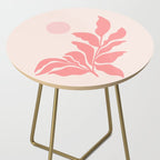 Pink Plant Abstract Landscape Side Table Gallery Image 2