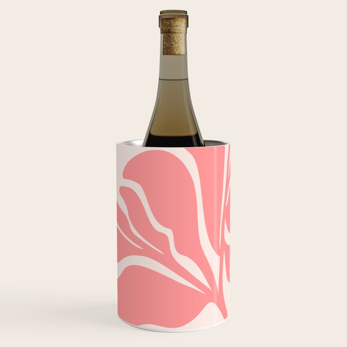 Pink Plant Abstract Landscape Wine Chiller Gallery Image 1