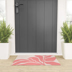 Pink Plant Abstract Landscape Welcome Mat Gallery Image 3